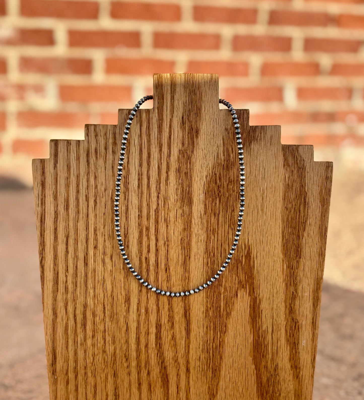 4MM 16 inch Navajo Pearl Necklace