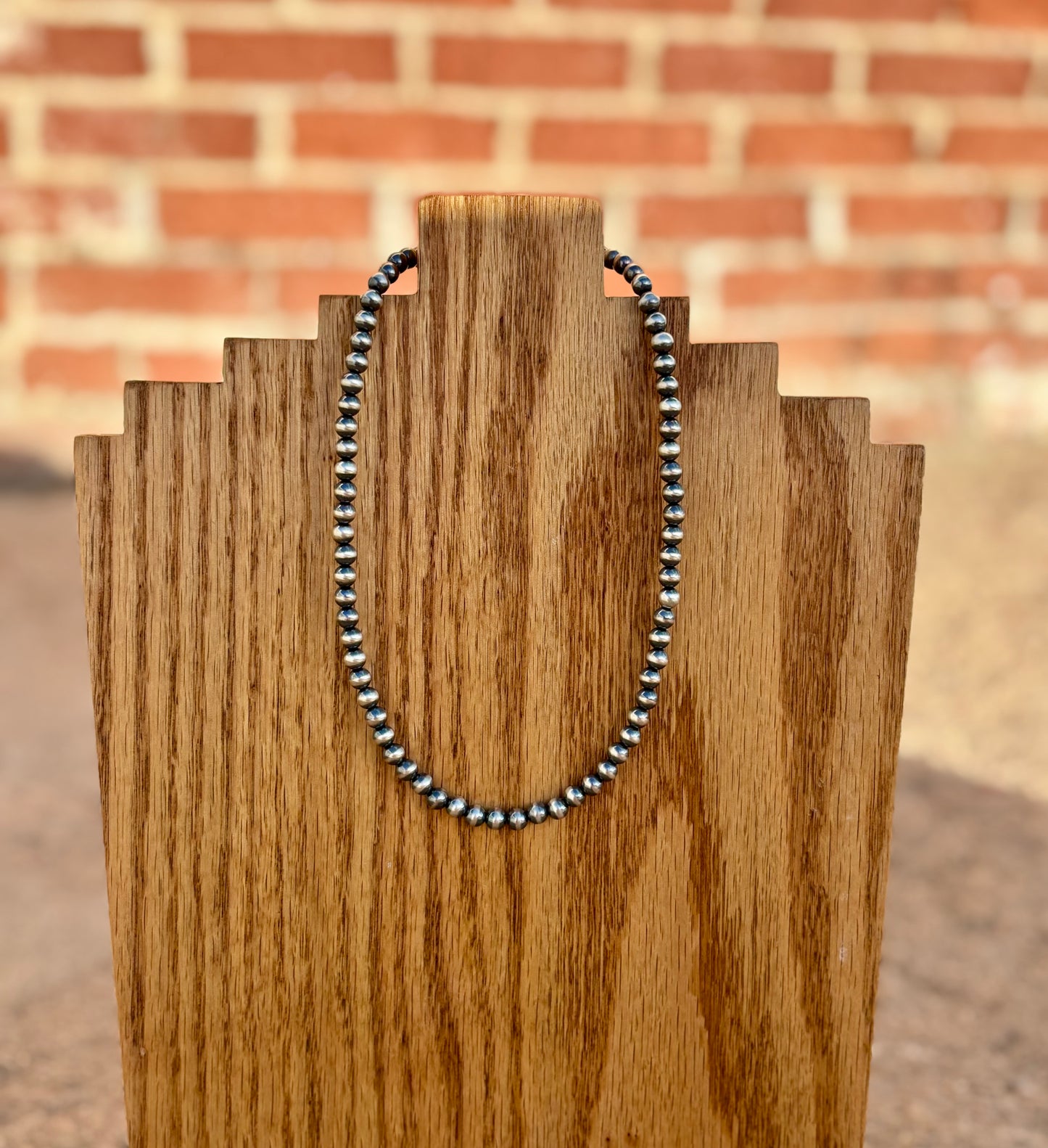 6MM 16 inch Navajo Pearl Necklace