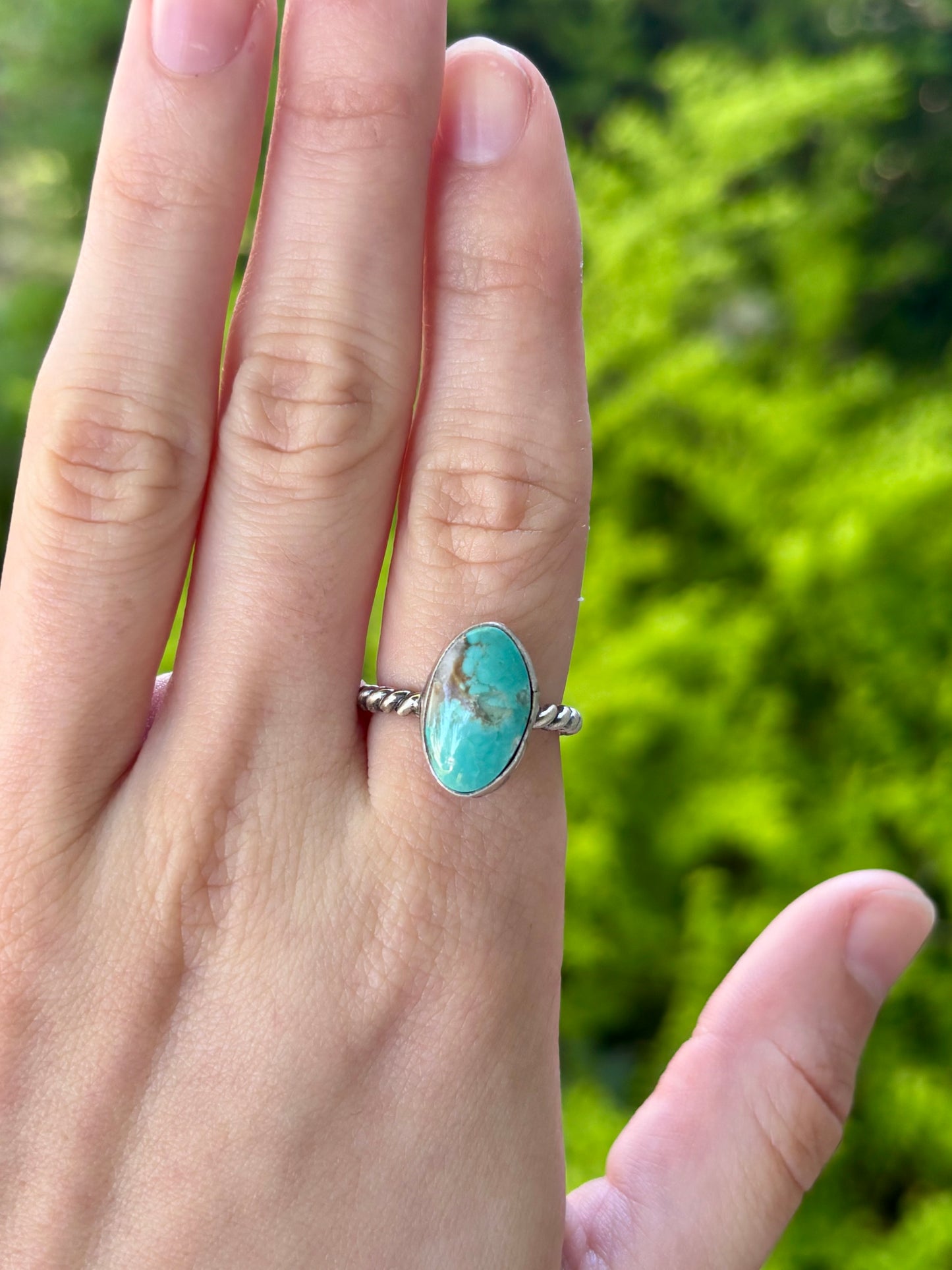 Light Blue Turquoise Ring