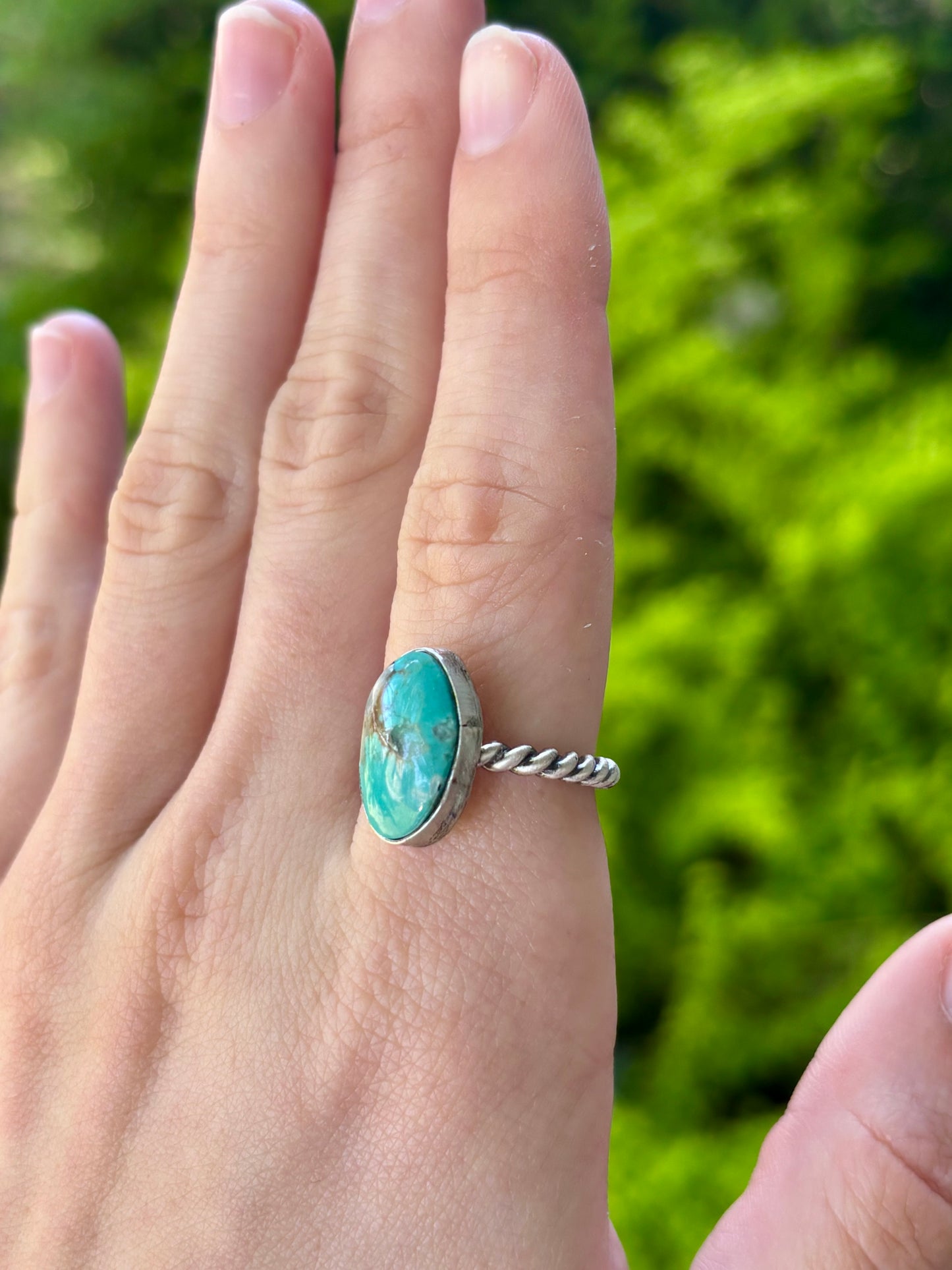 Light Blue Turquoise Ring