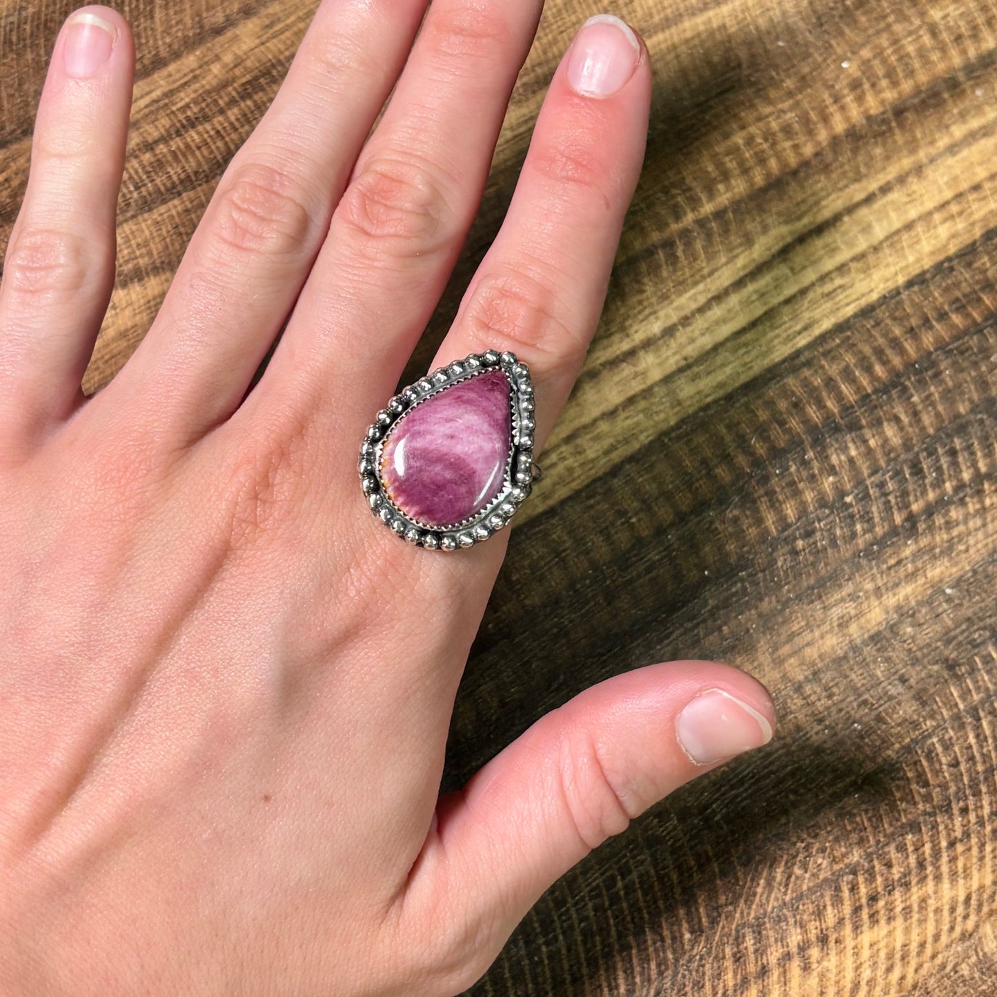 Purple Spiny Ring - Size 8