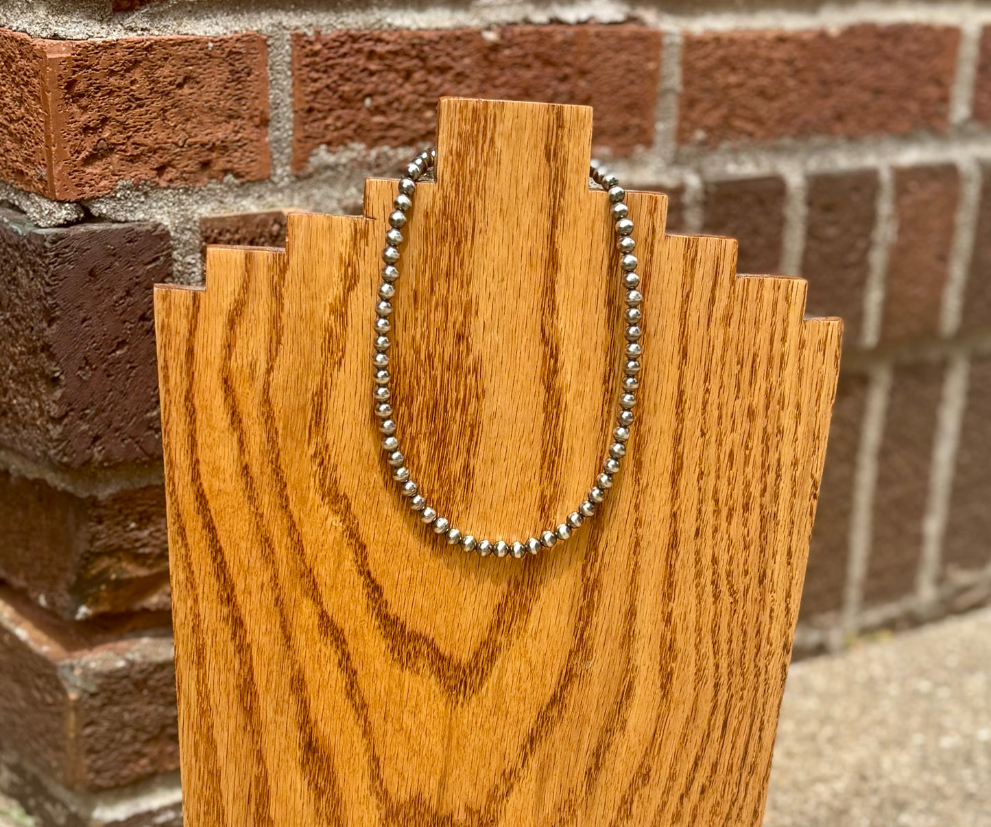 6MM 14 inch Navajo Pearl Necklace