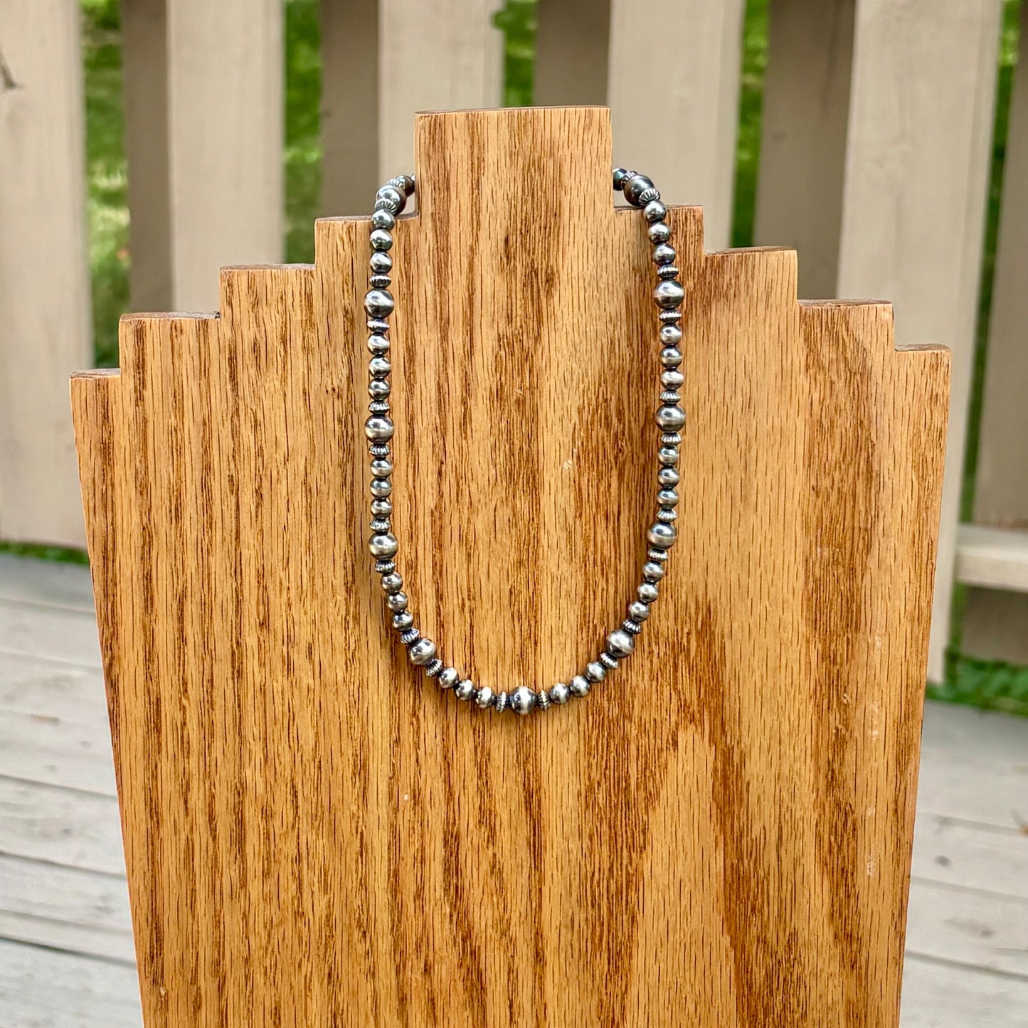 Navajo Pearl Stacker Necklace