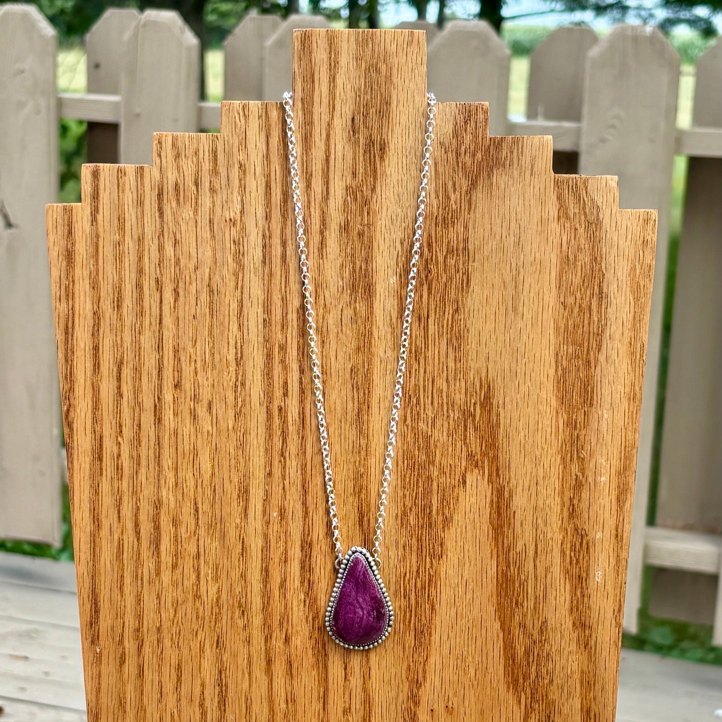 Purple Spiny Necklace