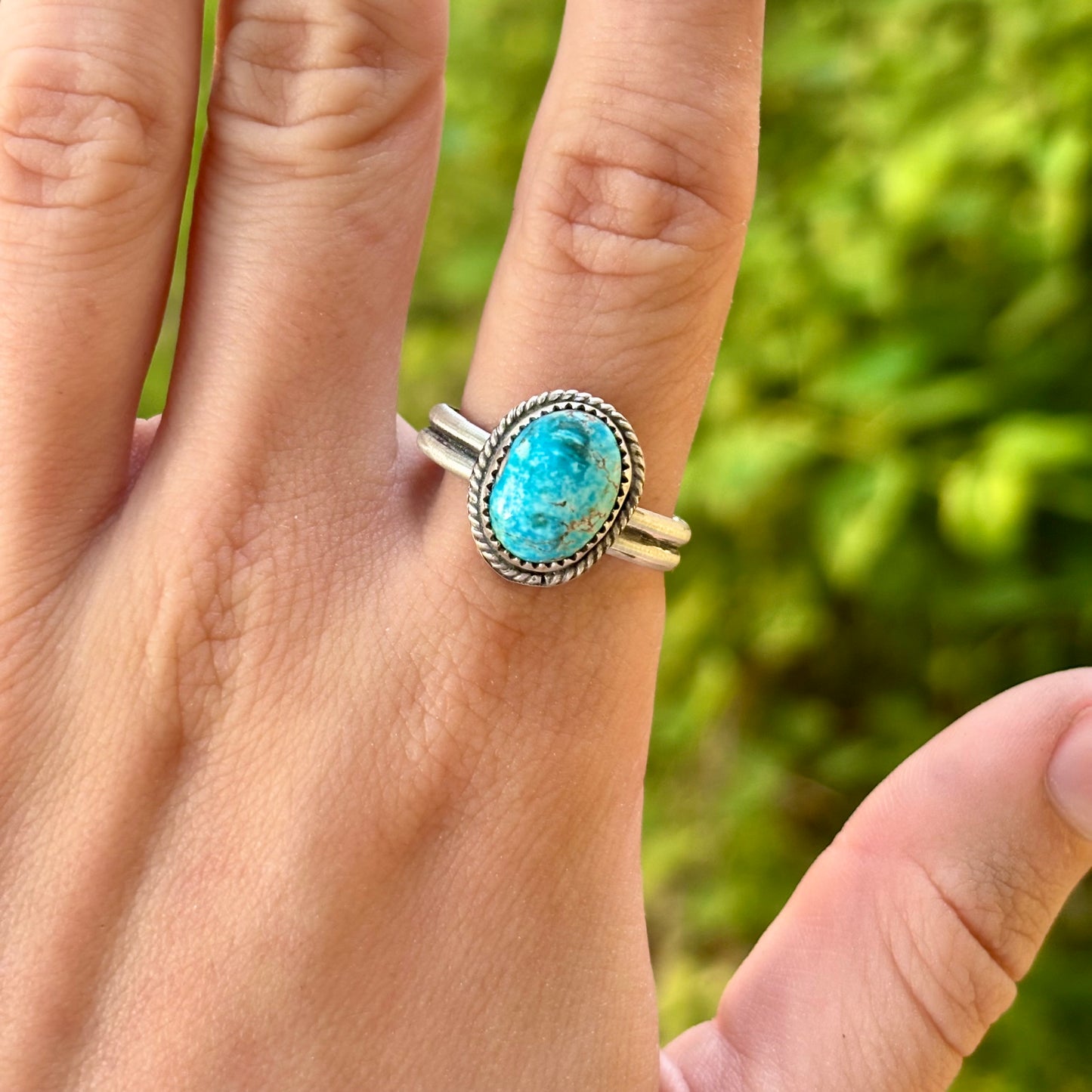 White Water Turquoise Ring