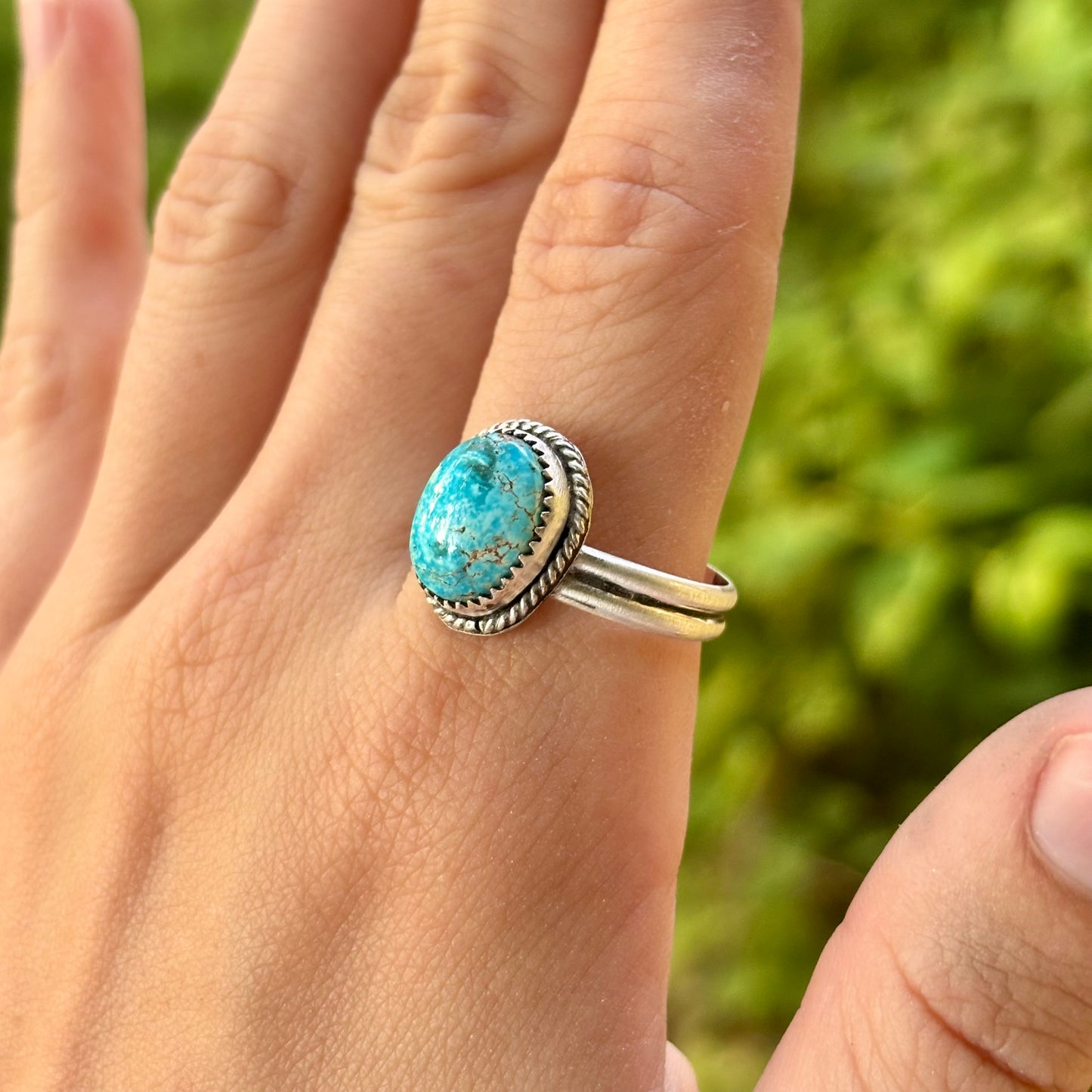 White Water Turquoise Ring