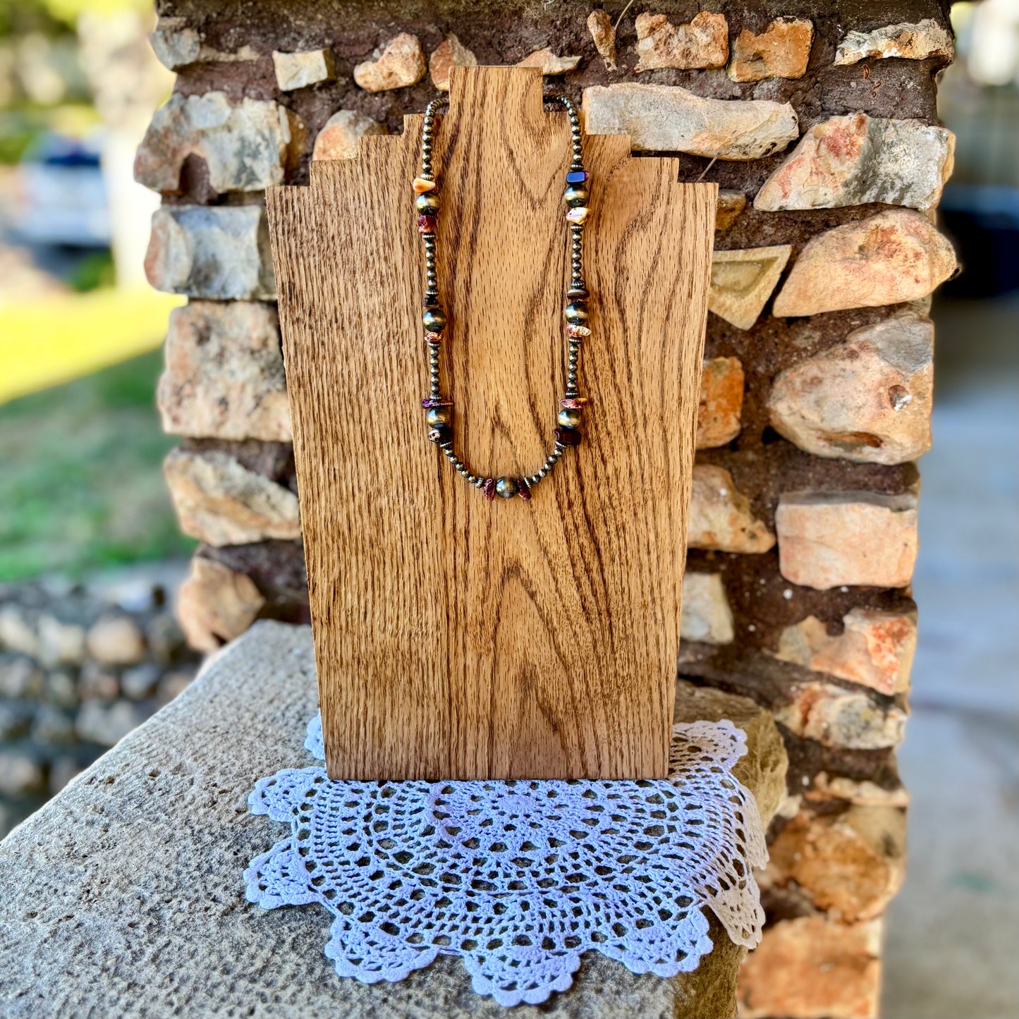 Purple Spiny Necklace