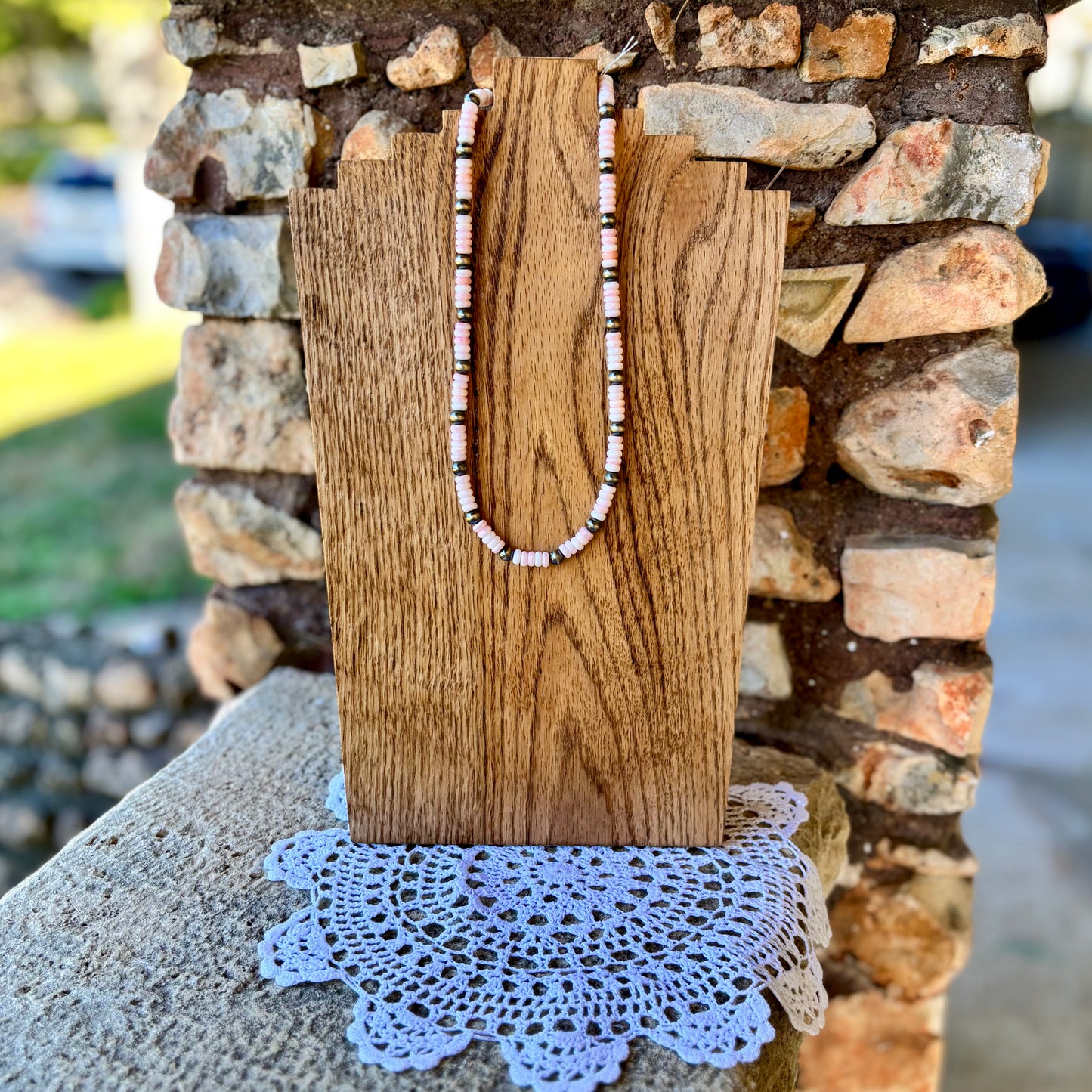 Pink Conch Necklace