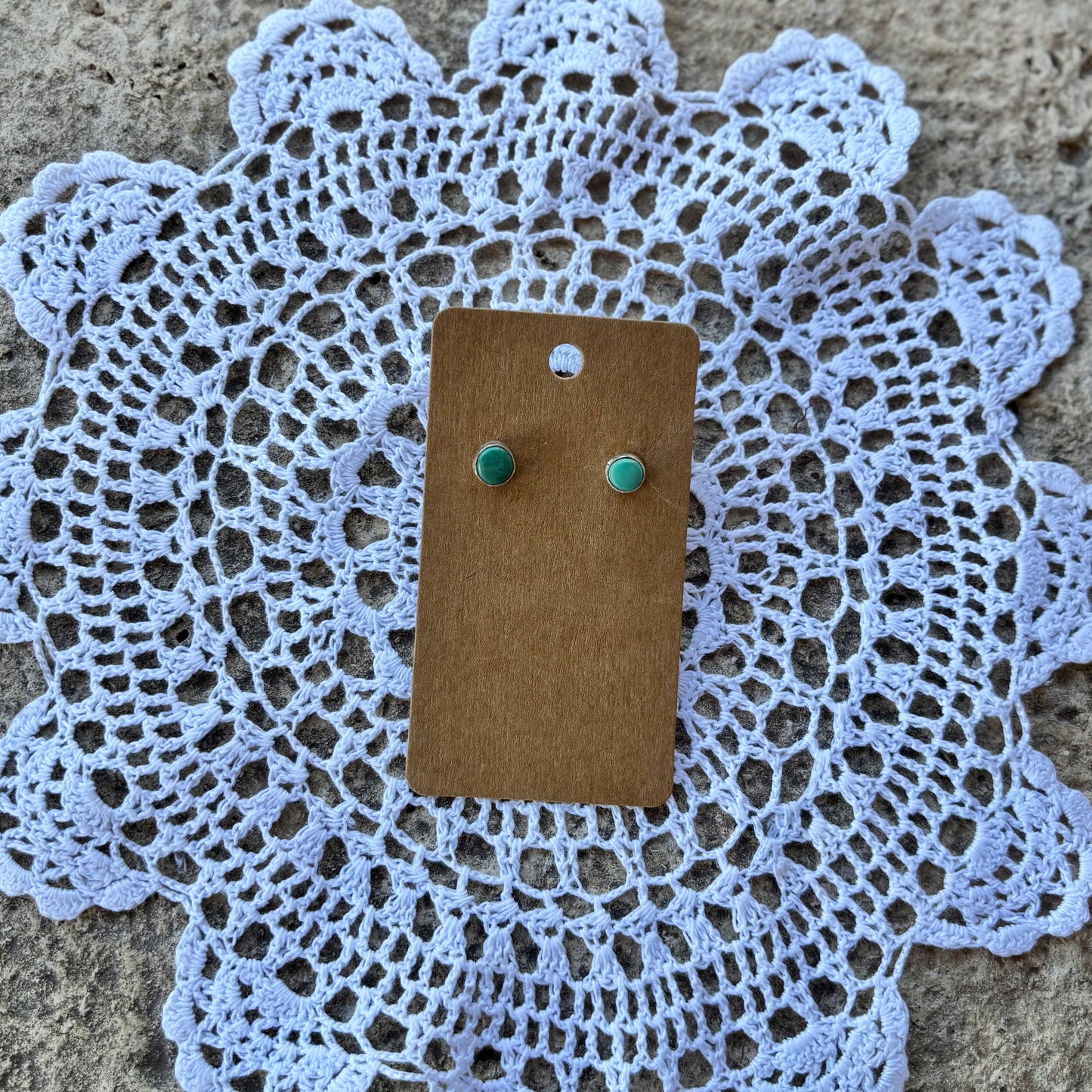 Green Button Studs