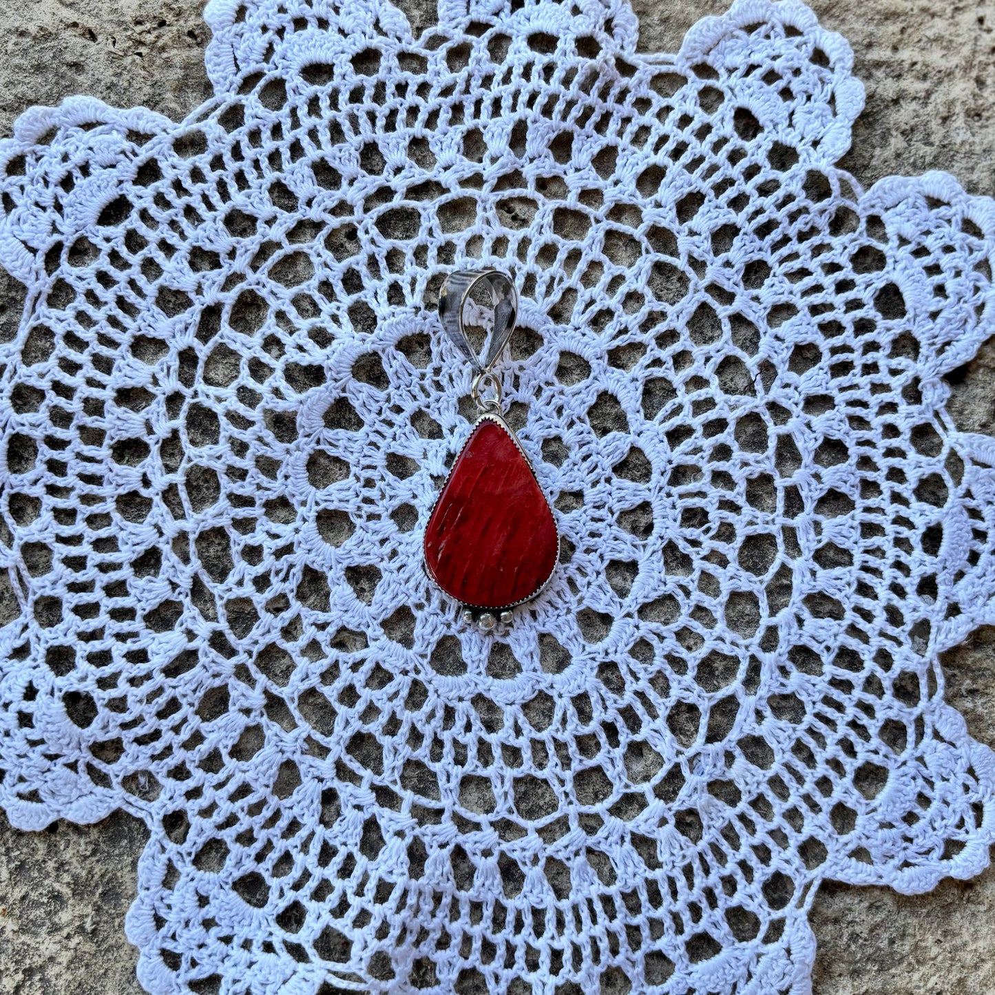 Red Spiny Pendant