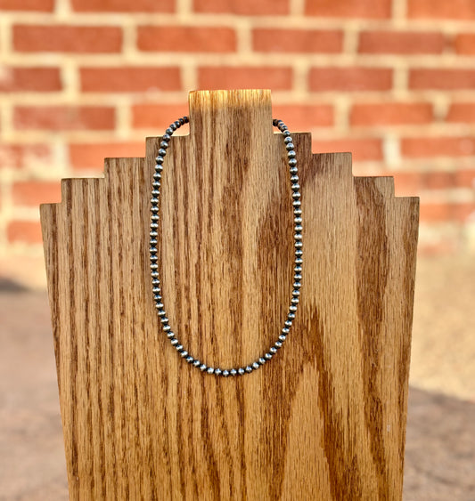 5MM 16 inch Navajo Pearl Necklace