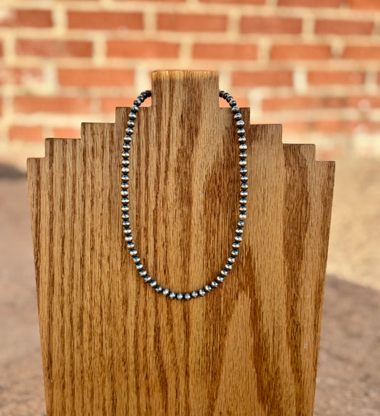 6MM 16 inch Navajo Pearl Necklace