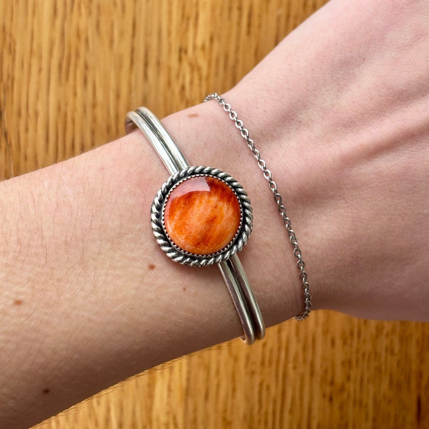 Orange Spiny Cuff