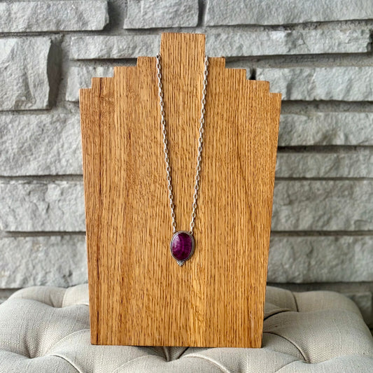 Purple Spiny Necklace