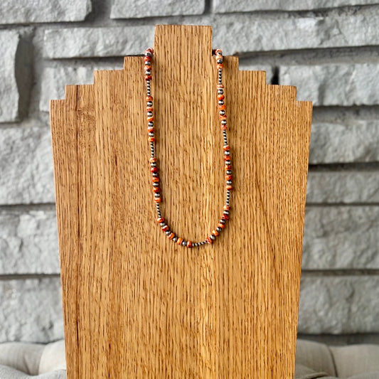 Orange Spiny Necklace