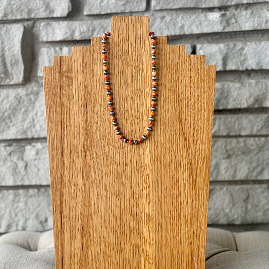 Orange Spiny Necklace
