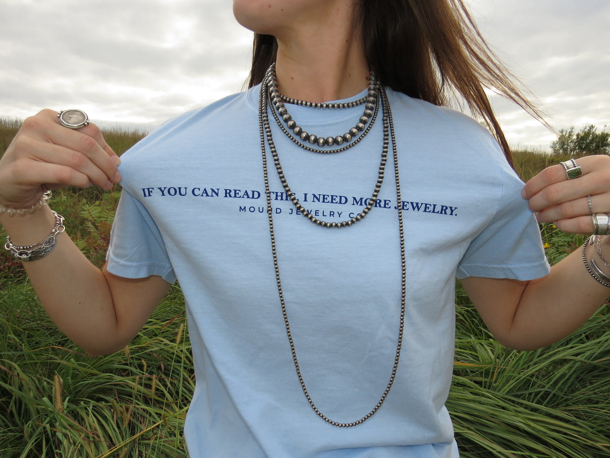 MJC Quote T-Shirt | Light Blue