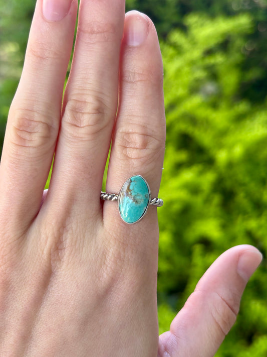 Light Blue Turquoise Ring
