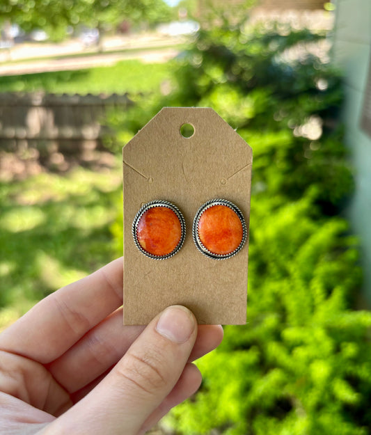 Orange Spiny Studs