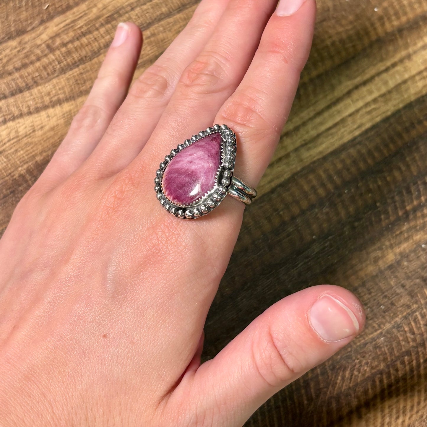Purple Spiny Ring - Size 8