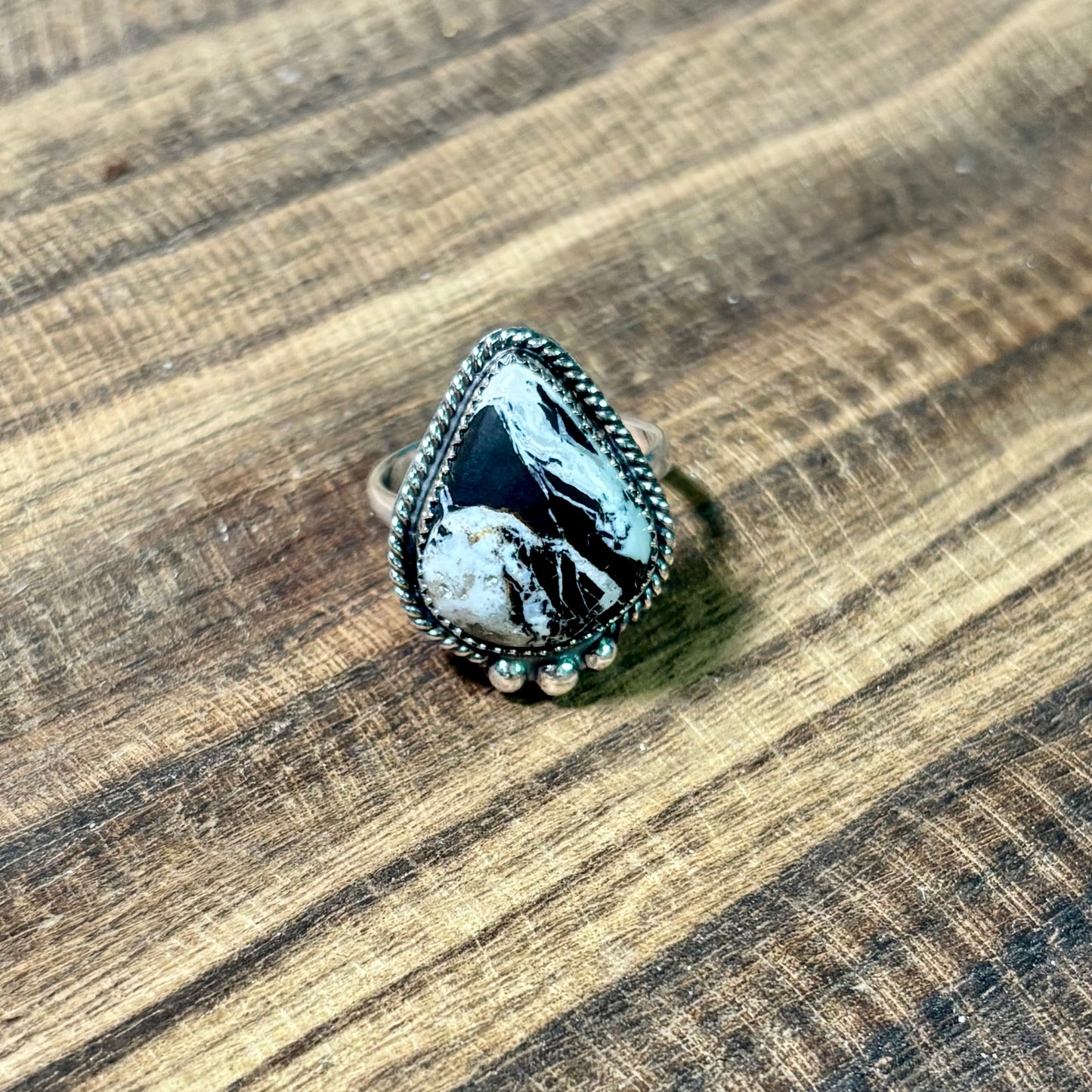 White Buffalo Ring - Size 9