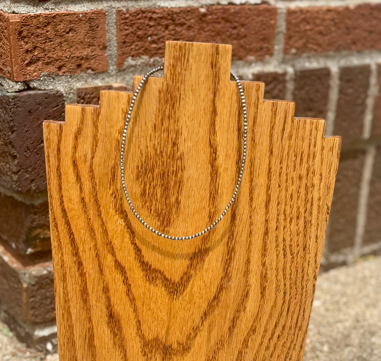 3MM 14 inch Navajo Pearl Necklace