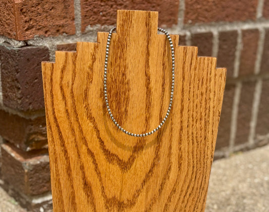 4MM 14 inch Navajo Pearl Necklace