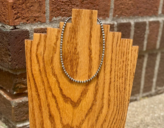5MM 14 inch Navajo Pearl Necklace