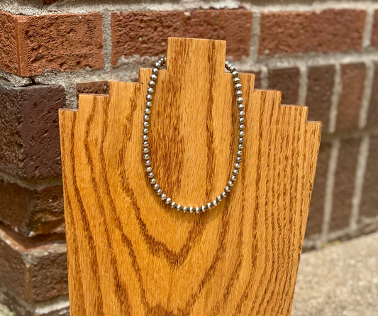 6MM 14 inch Navajo Pearl Necklace