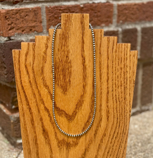 4MM 20 inch Navajo Pearl Necklace