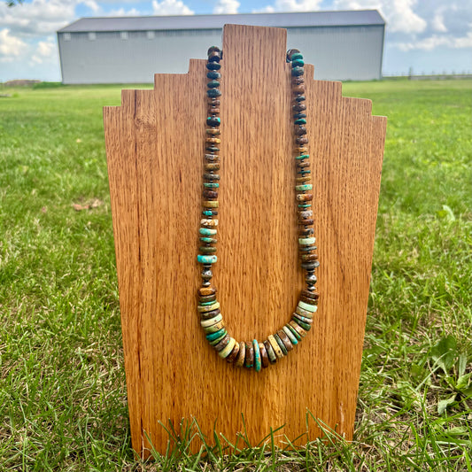 Green Turquoise Statement Necklace