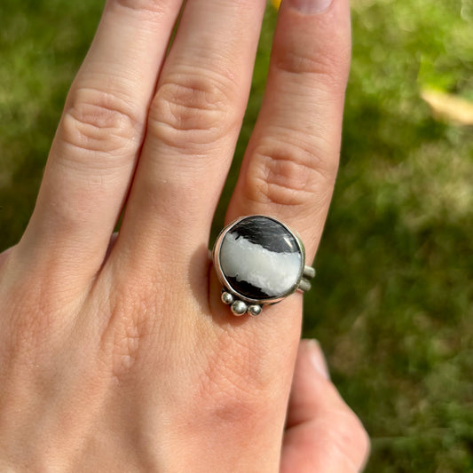 White Buffalo Ring - Size 7