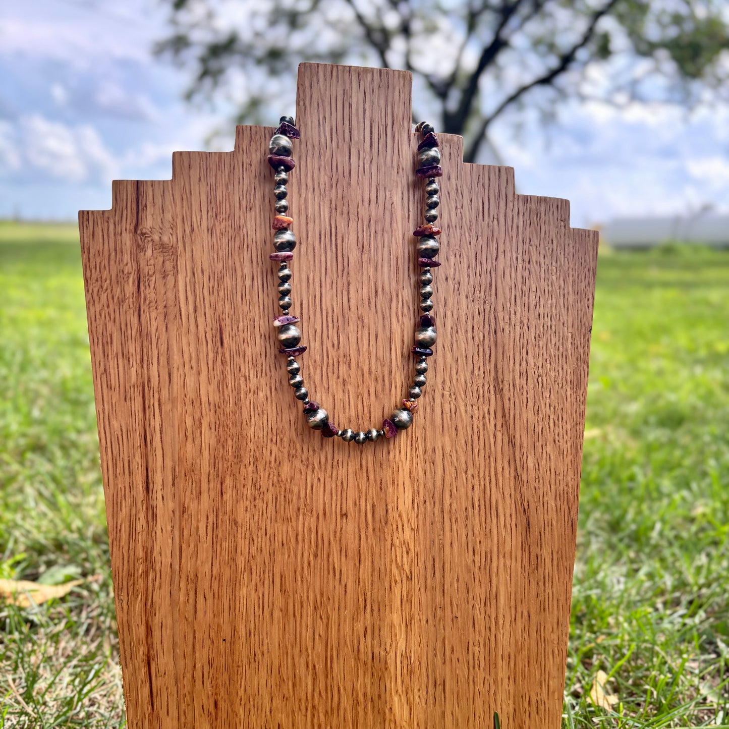 Purple Spiny Necklace