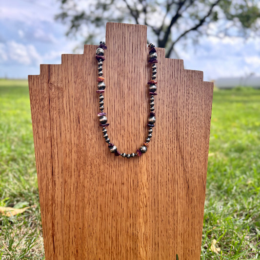 Purple Spiny Necklace