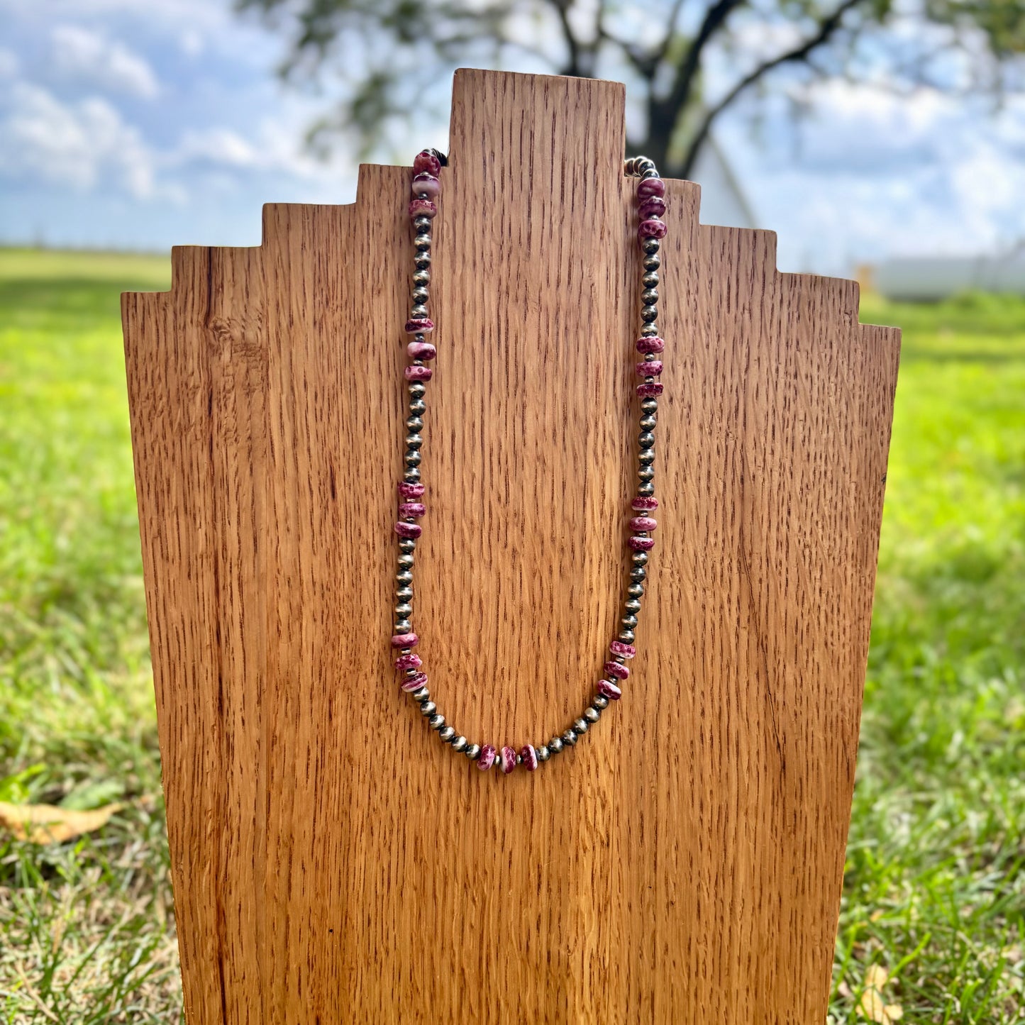 Purple Spiny Necklace