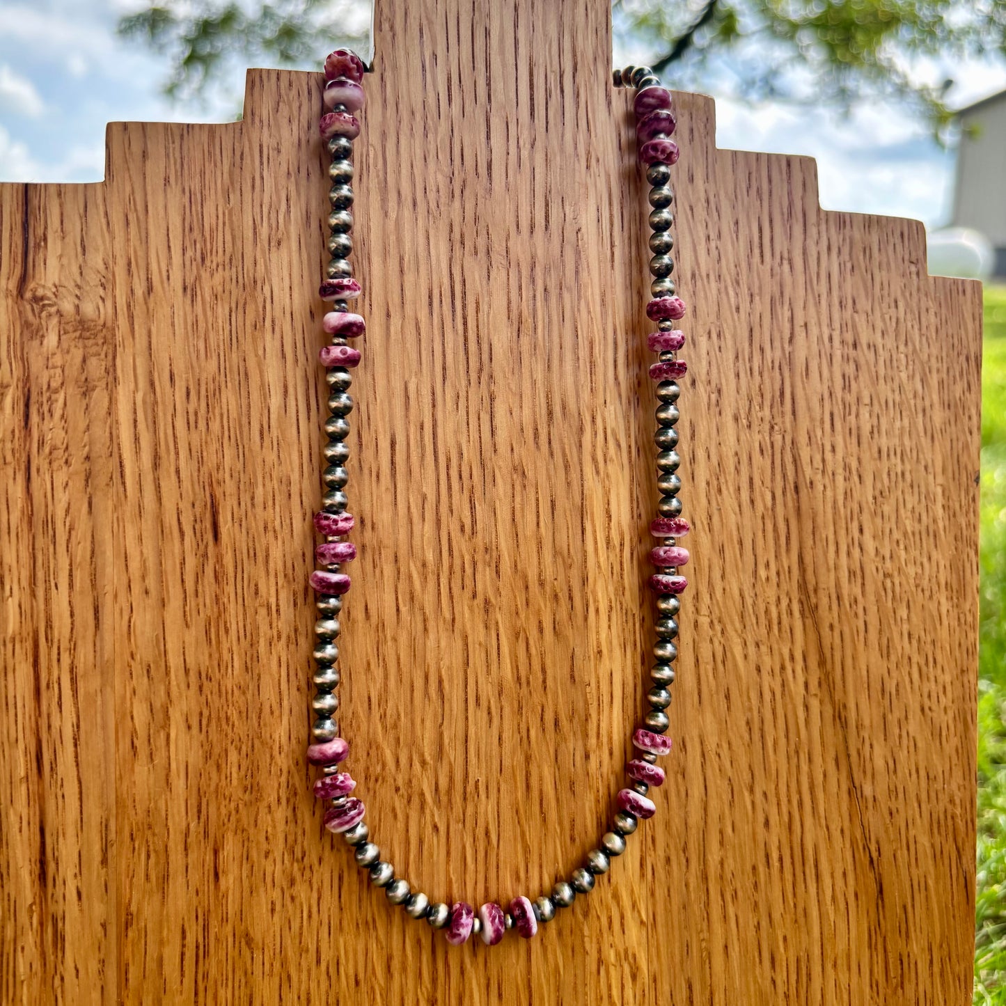 Purple Spiny Necklace