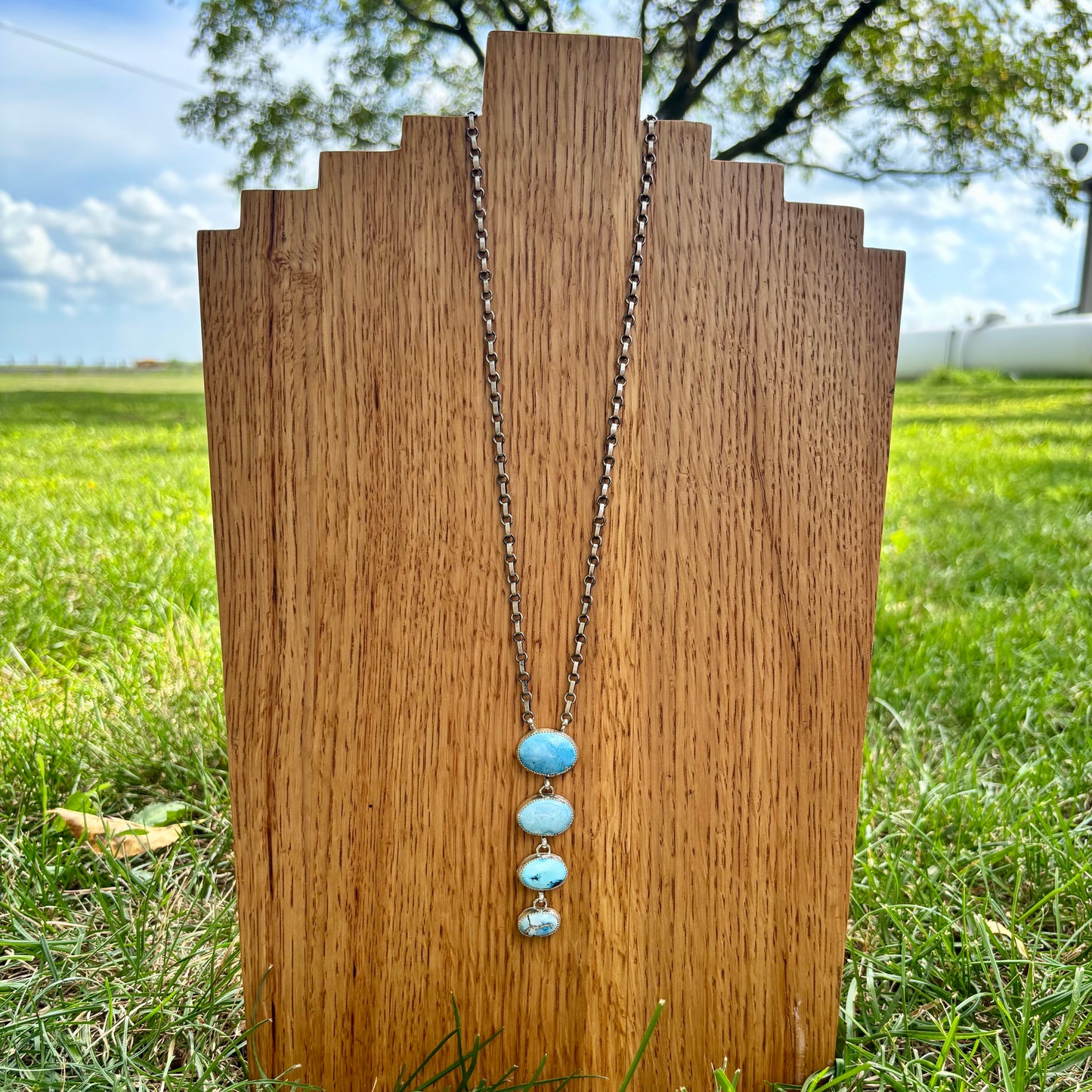 Golden Hills Lariat Necklace