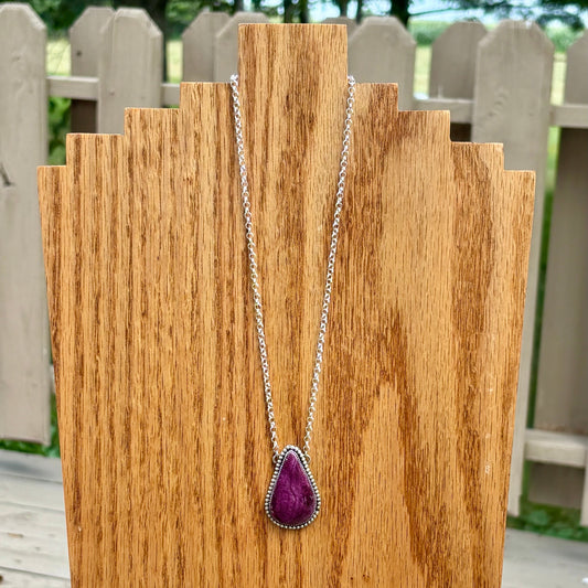 Purple Spiny Necklace
