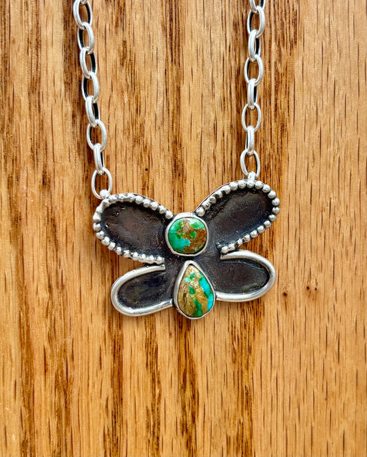 Sonoran Gold Butterfly Necklace