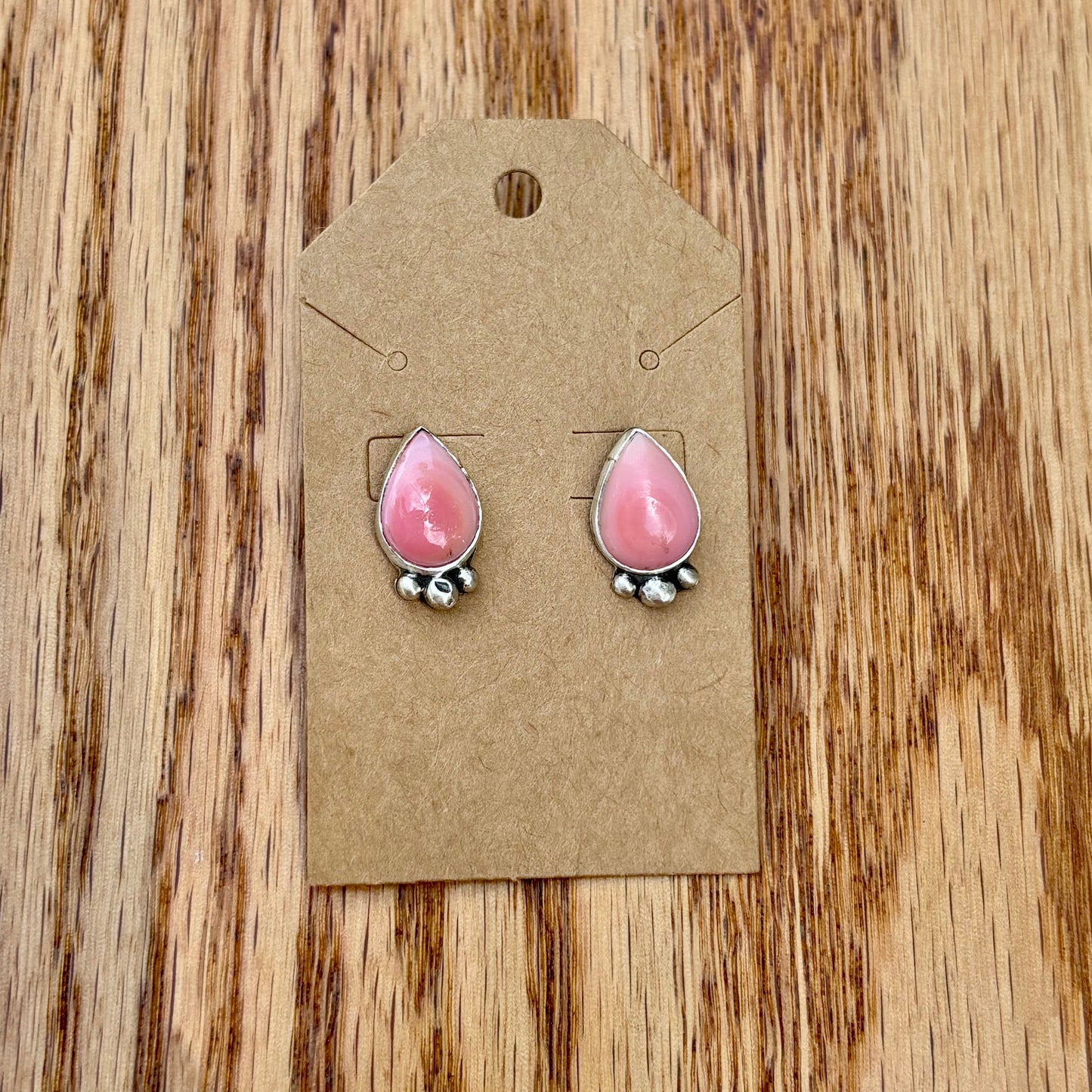 Pink Conch Studs