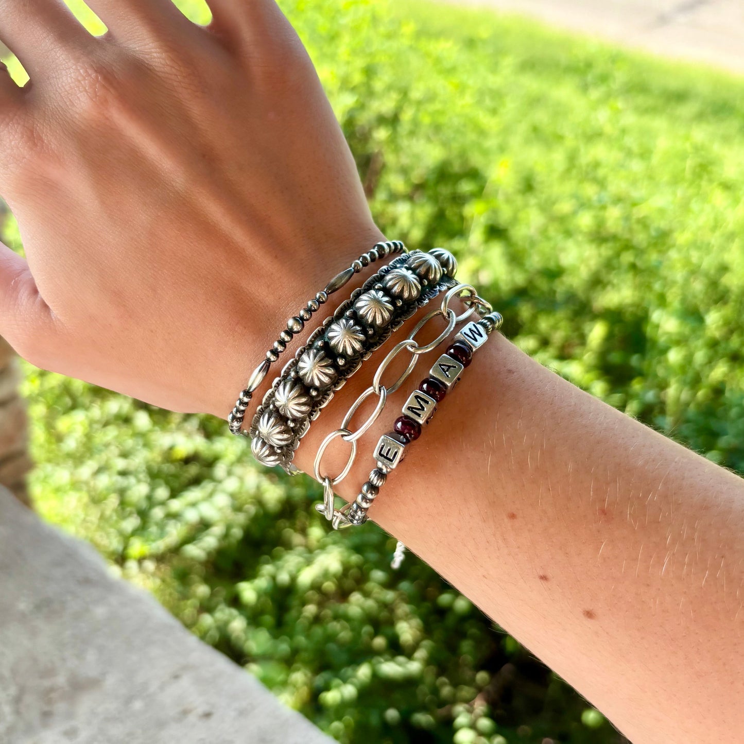 *Customizable* Letter Bead Bracelets - Message Me for Letter Customization