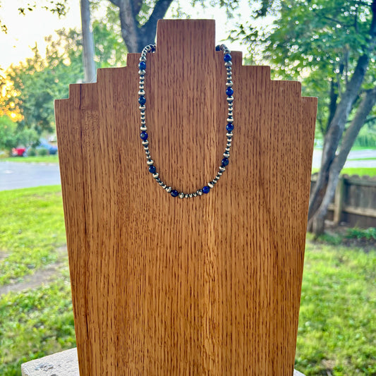 Lapis Graduated Necklace
