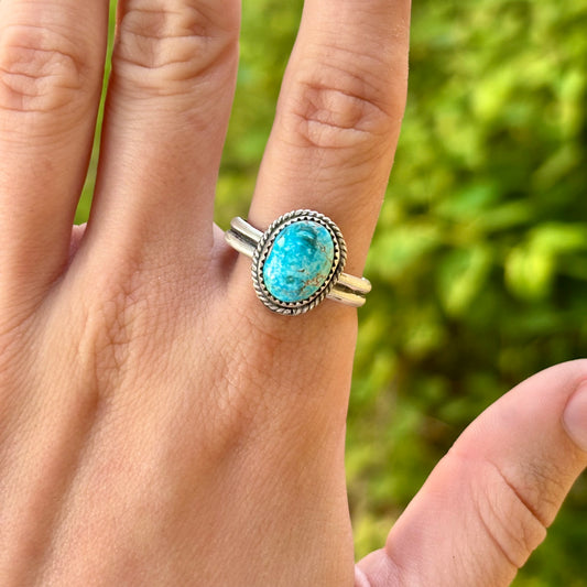 White Water Turquoise Ring