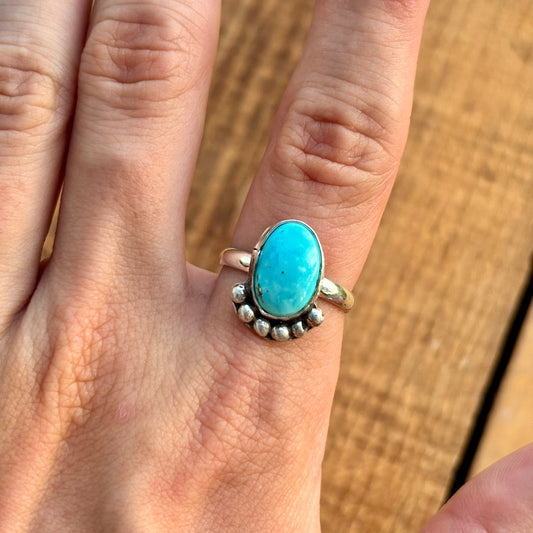 Sleeping Beauty Turquoise Ring