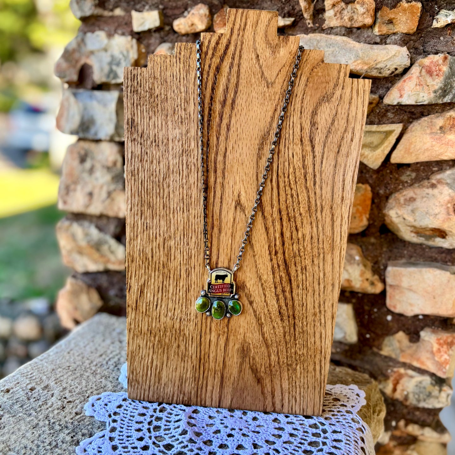 Cielo Turquoise CAB Necklace