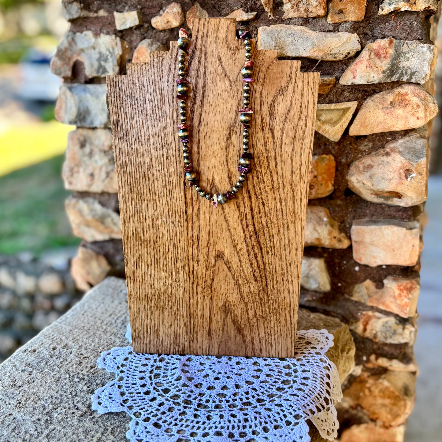 Purple Spiny Necklace