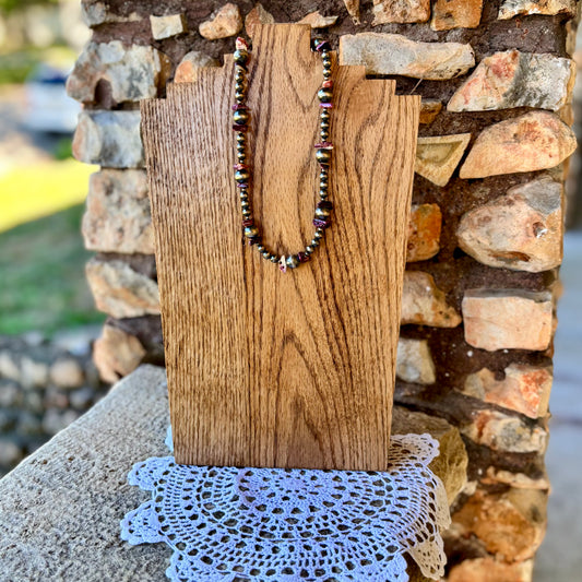 Purple Spiny Necklace