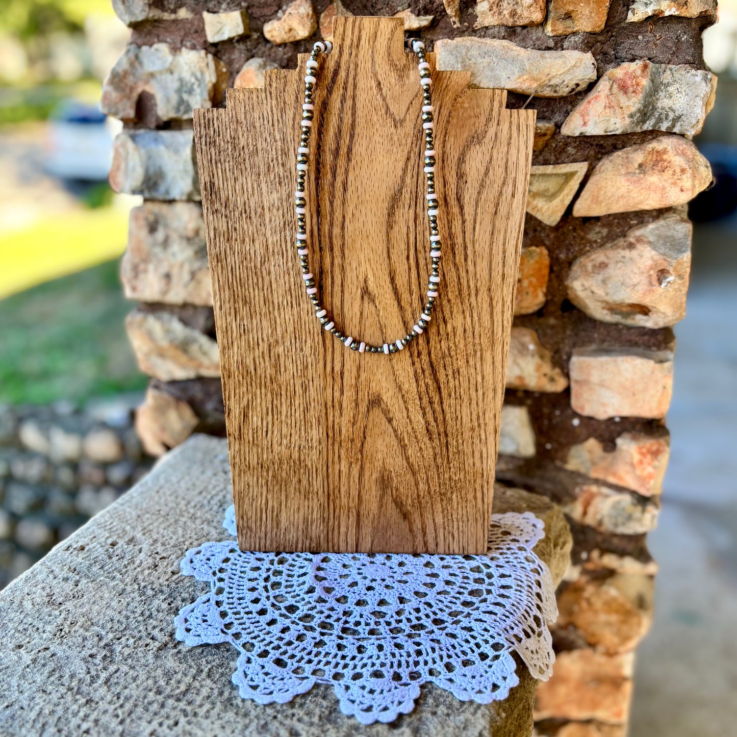 Pink Conch Necklace