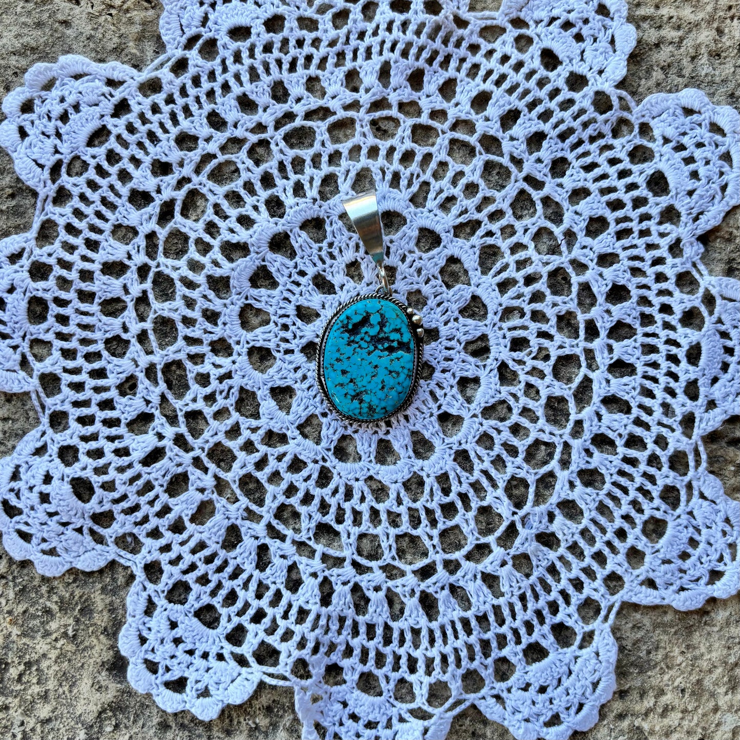 Rough Kingman Pendant