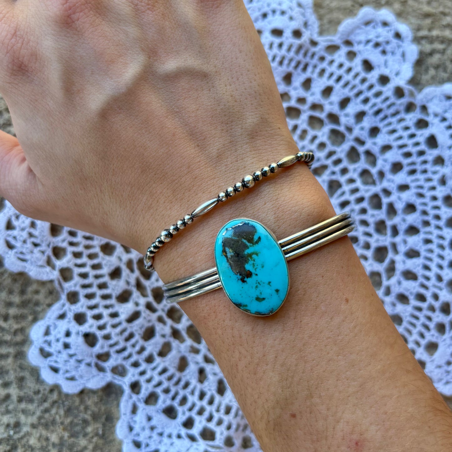 Kingman Turquoise Cuff